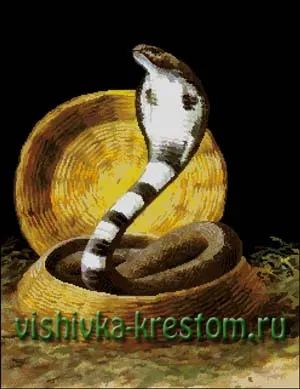 Набор вышивки крестом Королевская кобра