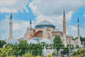 Вышивка крестом Собор Софии