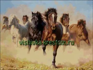 Набор вышивки крестом Табун 