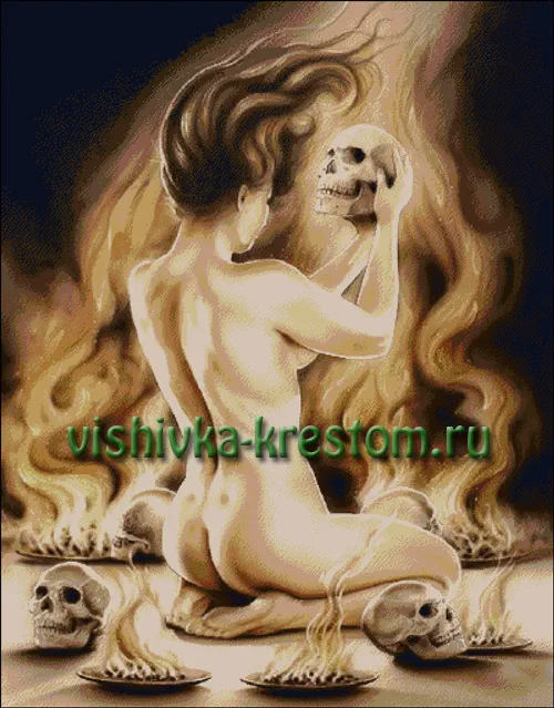 Вышивка крестом Колдовство 