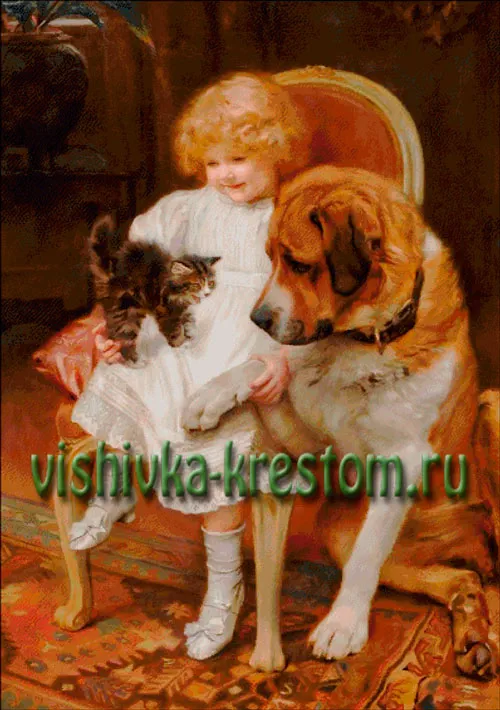 Вышивка крестом Друзья
