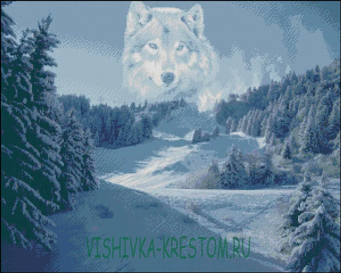 Вышивка крестом Дух леса 