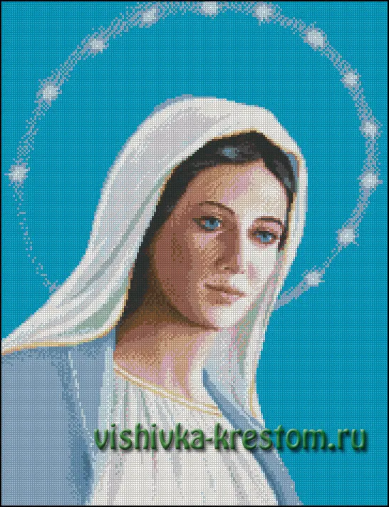 Вышивка крестом Мария 