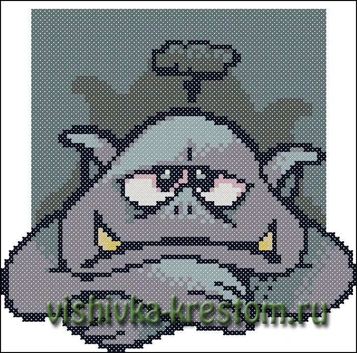 Вышивка крестом Мечтательница