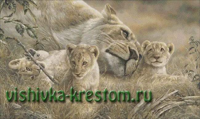 Вышивка крестом Мамина любовь