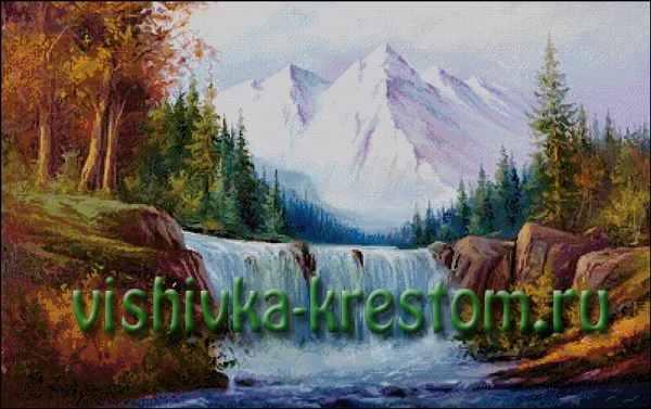 Вышивка крестом Пейзаж 