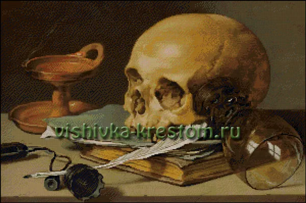 Вышивка крестом Ванитас Питера Класа