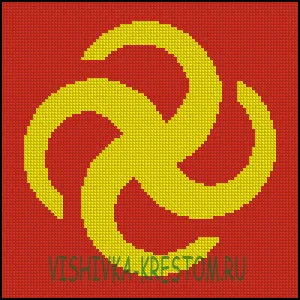 Вышивка крестом Сваор-Солнцеворот 