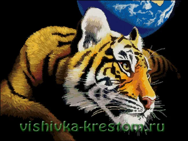 Вышивка крестом Взгляд бездны