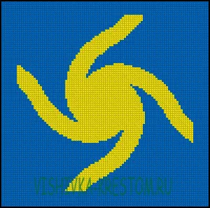 Вышивка крестом Велесовик 
