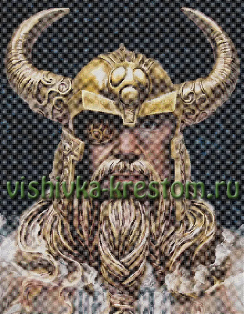 Вышивка крестом Викинг