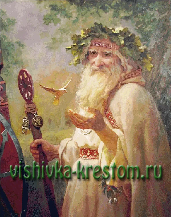 Вышивка крестом Волхв